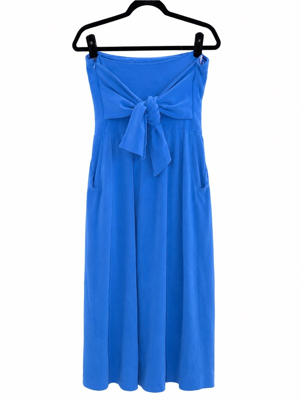 Eyeshadow Royal Blue and Black Swim Top - Picture 4 of 4